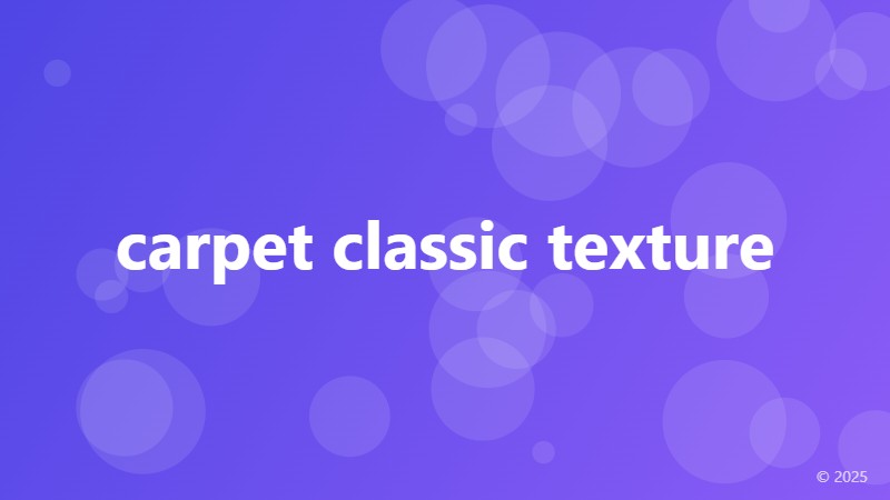 carpet classic texture
