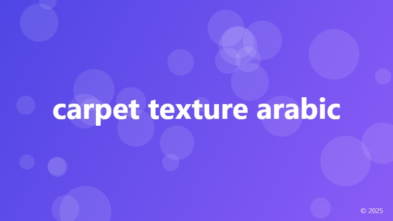 carpet texture arabic