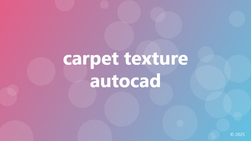 carpet texture autocad