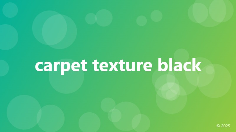 carpet texture black