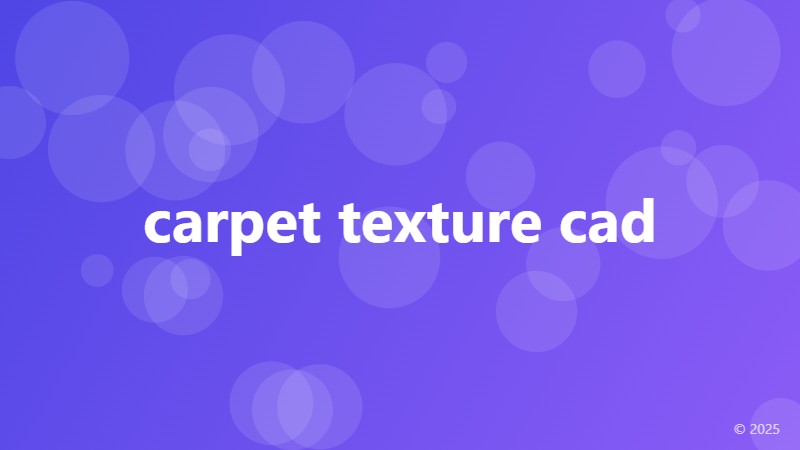 carpet texture cad