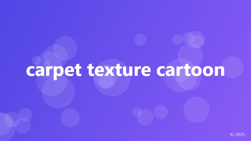 carpet texture cartoon