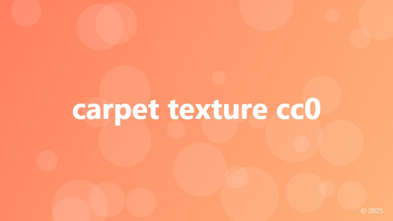 carpet texture cc0