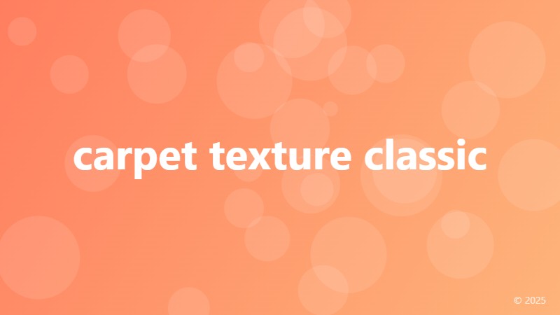 carpet texture classic