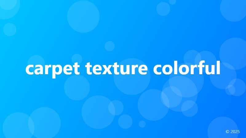 carpet texture colorful