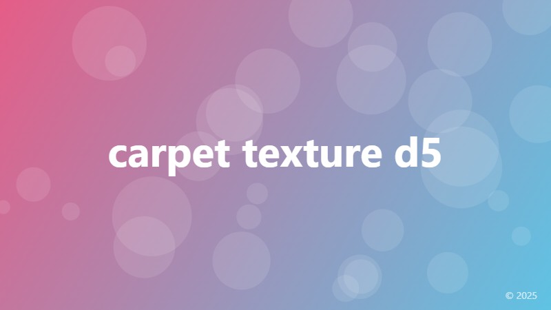 carpet texture d5
