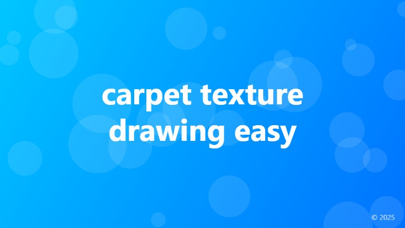 carpet texture drawing easy