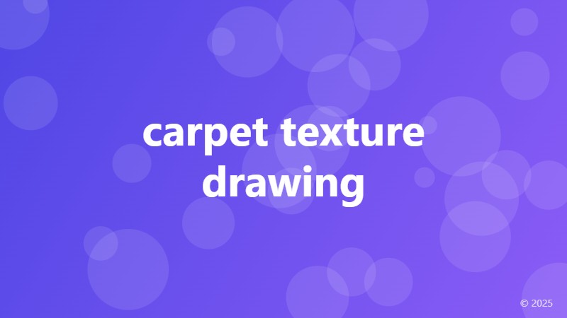 carpet texture drawing