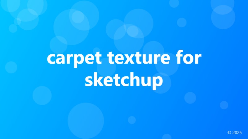 carpet texture for sketchup