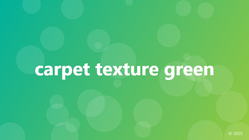 carpet texture green