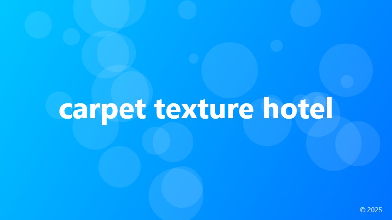 carpet texture hotel