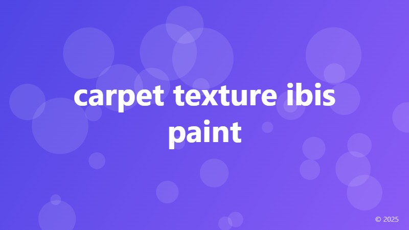 carpet texture ibis paint