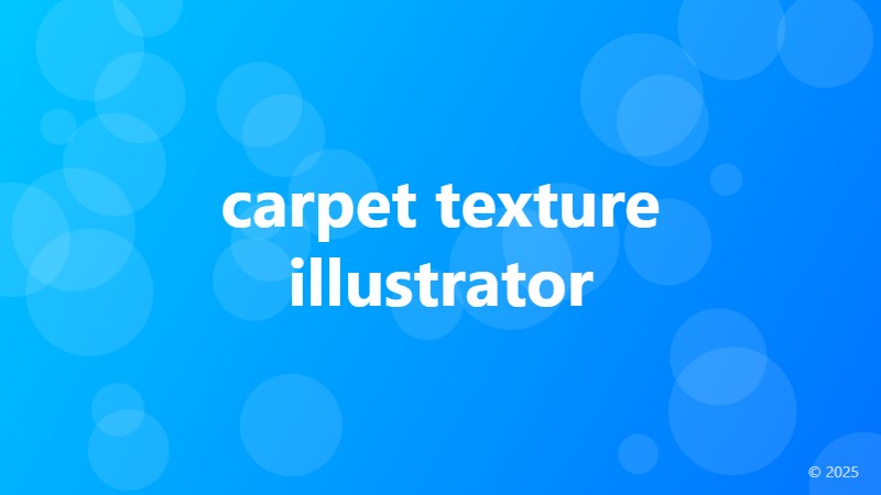 carpet texture illustrator