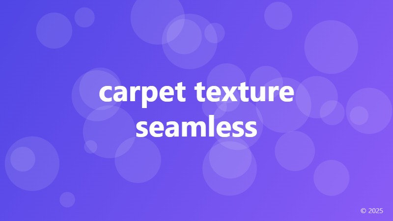 carpet texture seamless